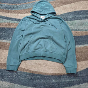 BDG Urban Outfitters Hoodie Women’s L Teal Pullover Skate Longline Sweatshirt